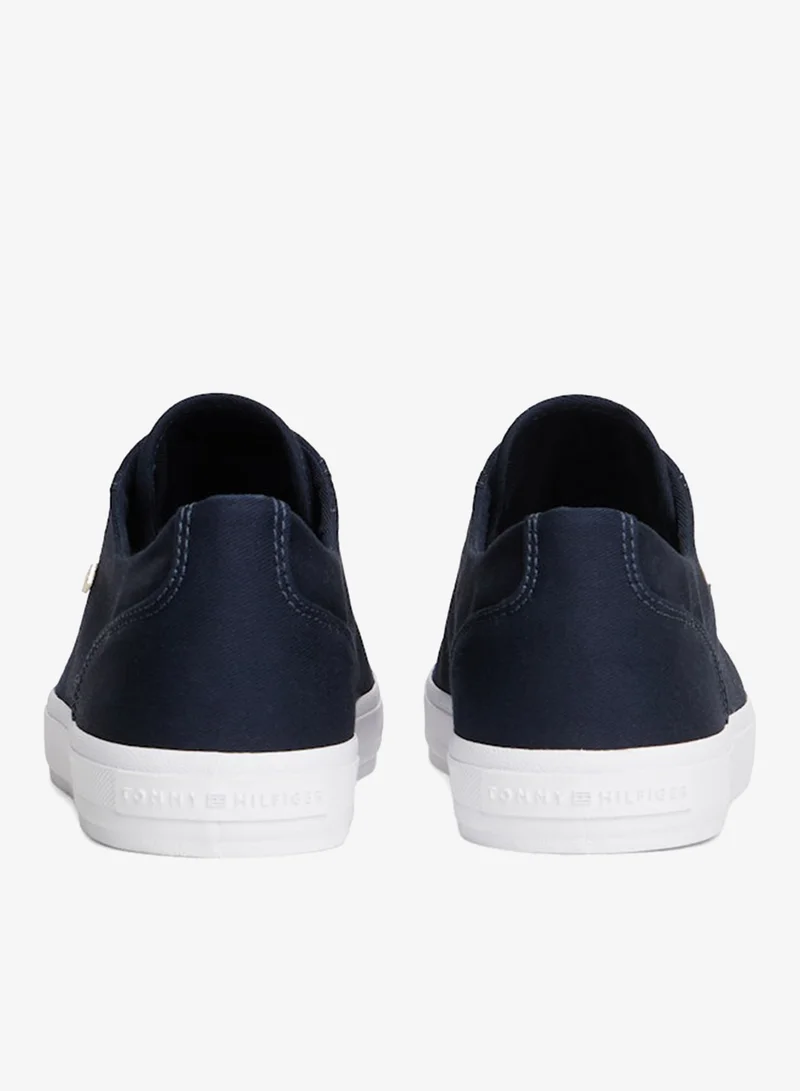 TOMMY HILFIGER  Enamel Flag Canvas Trainers for Women | Best Price UAE
